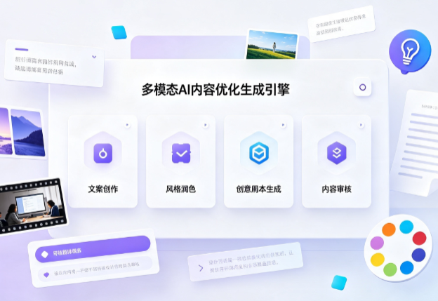 云龙区AI智能内容优化创新 多模态生成技术丰富数字内容创作生态